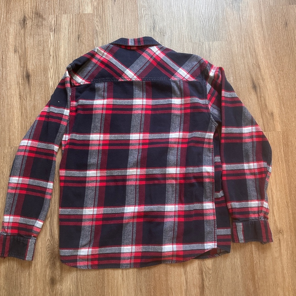 Active USA Red and Black Plaid Shirt